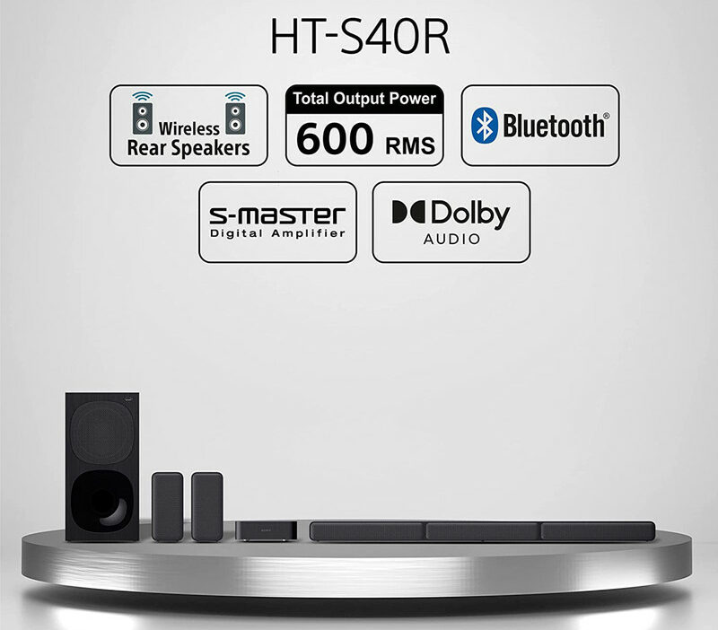 مشخصات و ویژگی های ساندبار سونی مدل HT S40R