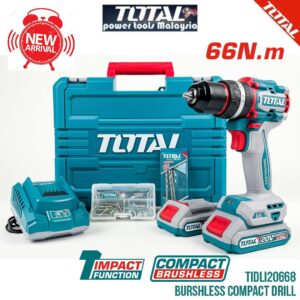 دریل چکشی شارژی توتال مدل TIDLI20668