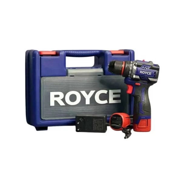 دریل شارژی 16.8 ولت رویس سه نظام فلزی (تمام صنعتی) مدل Royce Three-Metal System Cordless Drill